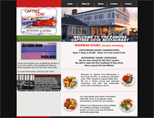 Tablet Screenshot of captreecoverestaurant.com